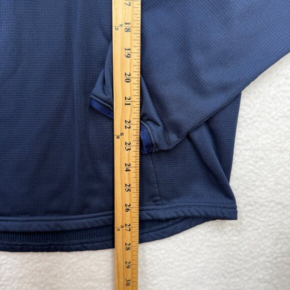 Under Armour Coldgear Half Zip Pullover Navy Blue Outdoor Activwear Mens M - Picture 8 of 10